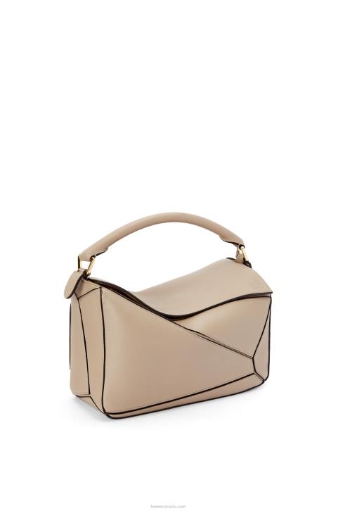 Loewe Puzzle bag in soft grained calfskin 688V409 Women Sand