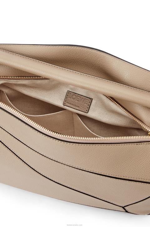 Loewe Puzzle bag in soft grained calfskin 688V409 Women Sand