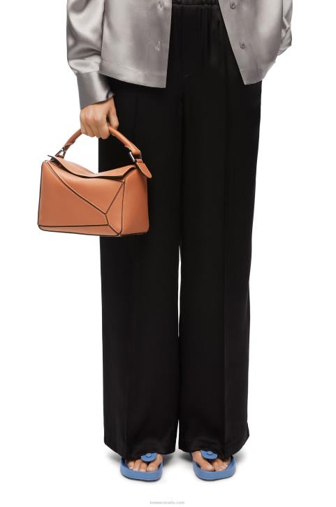 Loewe Small Puzzle bag in classic calfskin 688V364 Women Tan