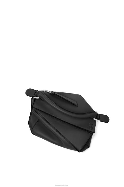 Loewe Small Puzzle bag in classic calfskin 688V478 Women Black