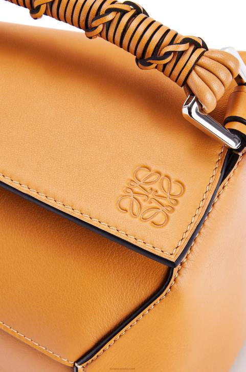 Loewe Small Puzzle bag in nappa calfskin 688V517 Women Warm Desert