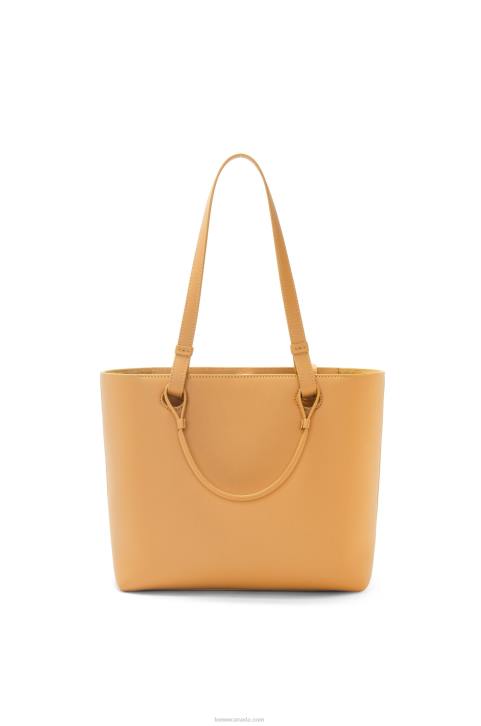 Loewe Small Inflated Anagram Tote in classic calfskin 688V123 Women Warm Desert