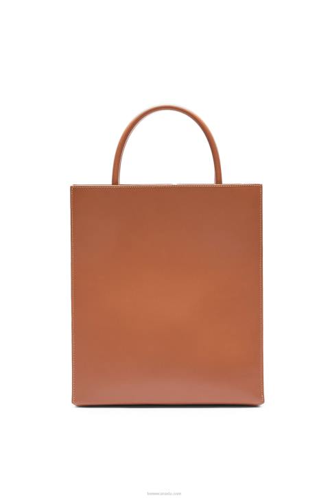 Loewe Standard A4 Tote in sleek calfskin 688V115 Women Tan