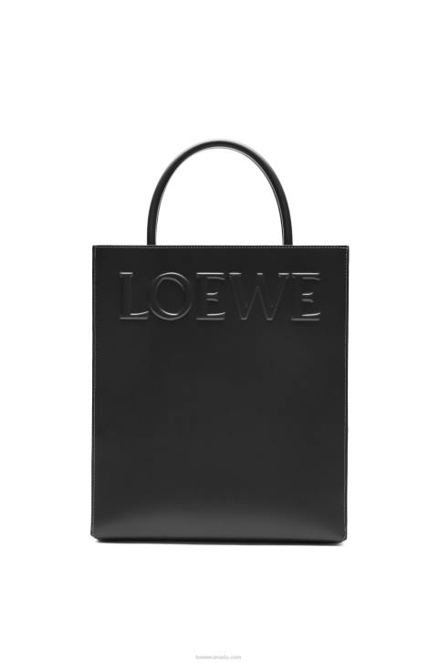 Loewe Standard A4 Tote in sleek calfskin 688V117 Women Black