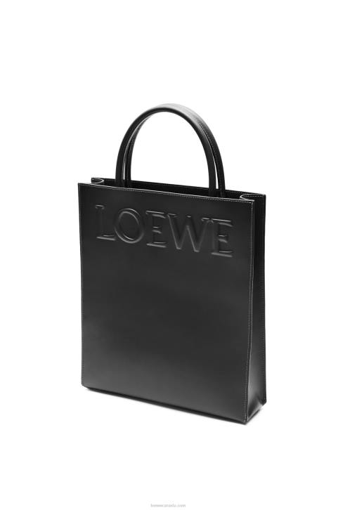 Loewe Standard A4 Tote in sleek calfskin 688V117 Women Black