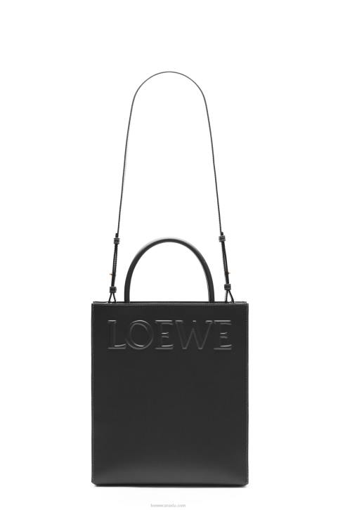 Loewe Standard A4 Tote in sleek calfskin 688V117 Women Black