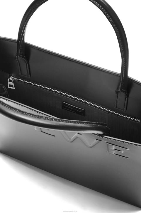 Loewe Standard A4 Tote in sleek calfskin 688V117 Women Black