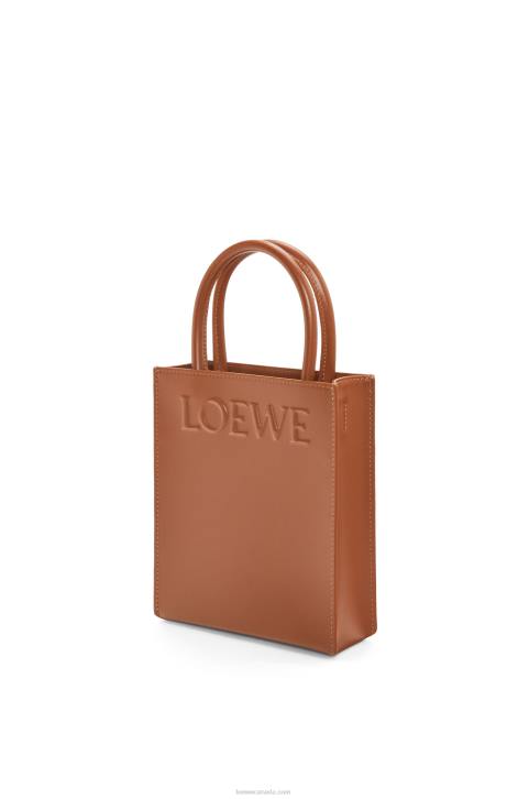 Loewe Standard A5 Tote in sleek calfskin 688V116 Women Tan