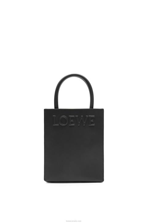 Loewe Standard A5 Tote in sleek calfskin 688V118 Women Black