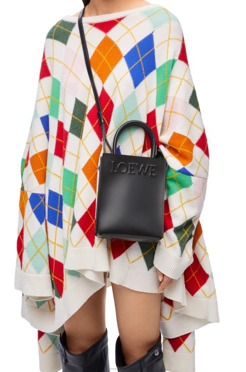 Loewe Standard A5 Tote in sleek calfskin 688V118 Women Black