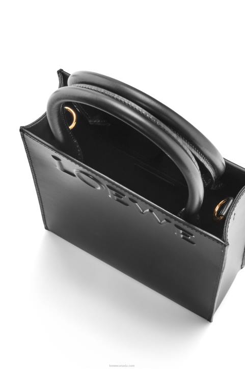 Loewe Standard A5 Tote in sleek calfskin 688V118 Women Black