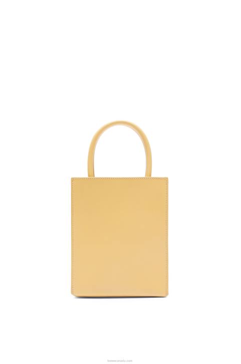 Loewe Standard A5 Tote in sleek calfskin 688V119 Women Dark Butter