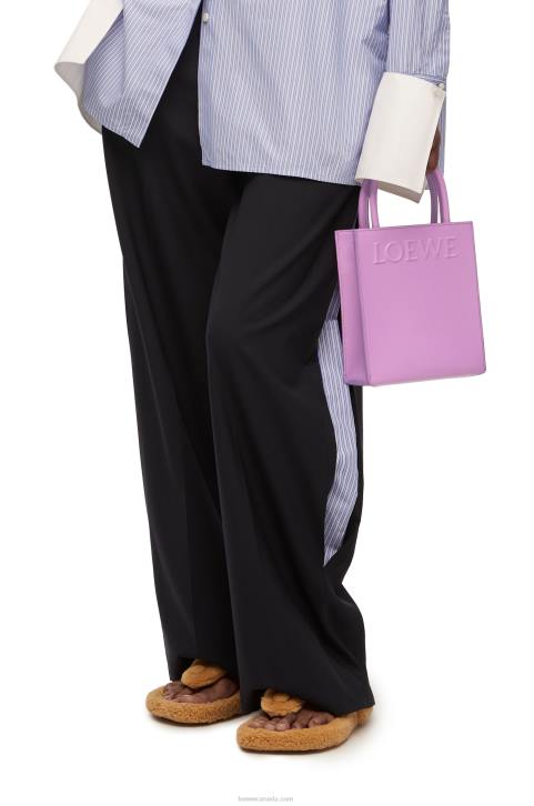 Loewe Standard A5 Tote in sleek calfskin 688V190 Women Guimauve