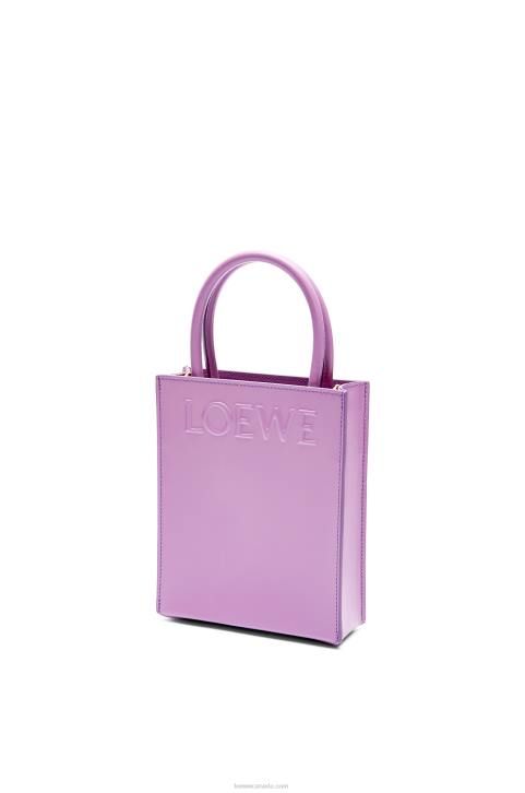 Loewe Standard A5 Tote in sleek calfskin 688V190 Women Guimauve