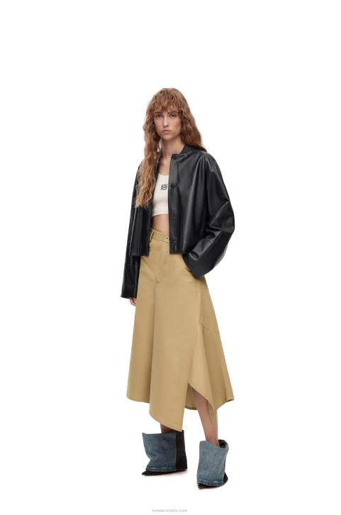 Loewe Button jacket in nappa 688V1120 Women Black