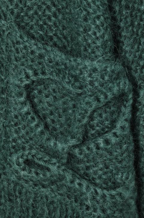 Loewe MOHAIR CARDIGAN In MOHAIR/POLYAMIDE 688V1030 Women Forest Green