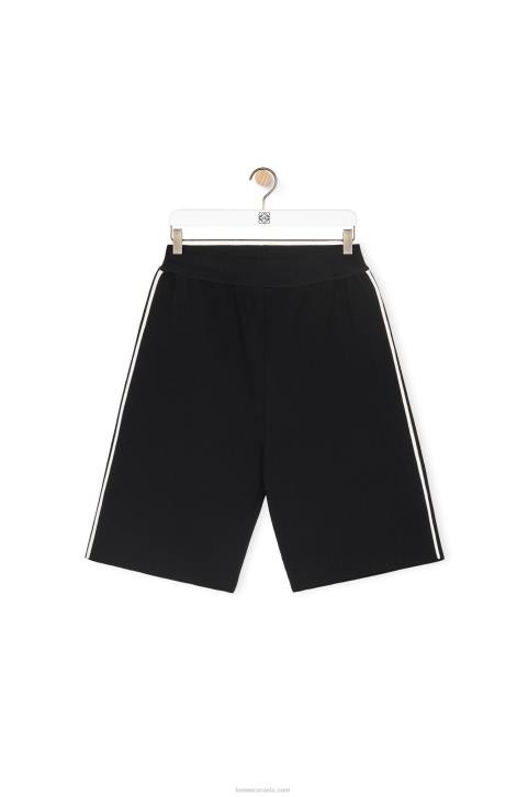 Loewe Cycling shorts in viscose blend 688V972 Women Black