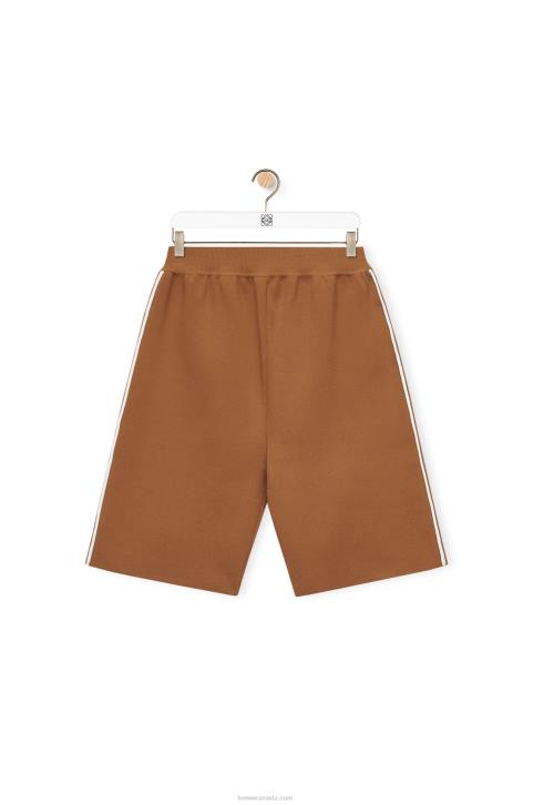 Loewe Cycling shorts in viscose blend 688V973 Women Brown
