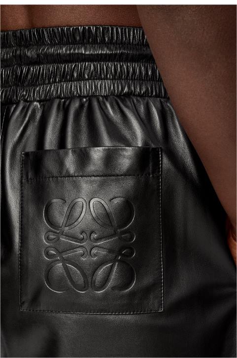 Loewe Shorts in nappa lambskin 688V1112 Women Black