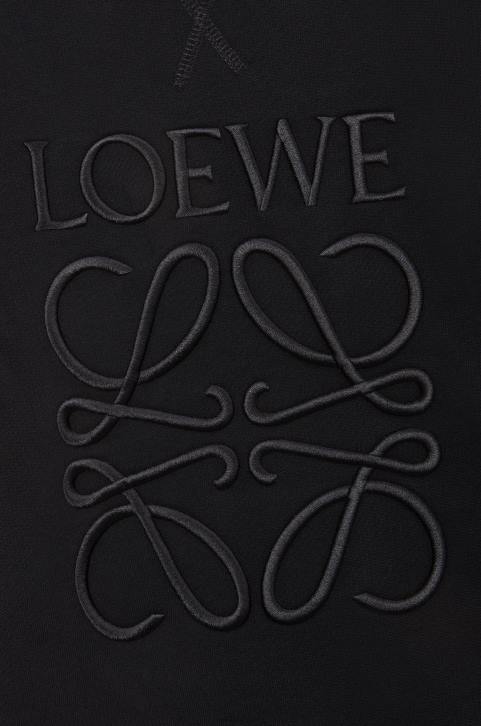 Loewe Anagram regular fit sweatshirt in cotton 688V838 Women Black