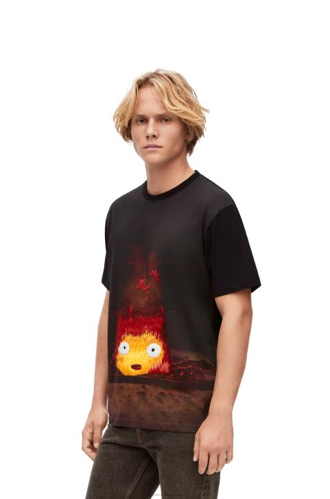 Loewe Calcifer T-shirt in cotton 688V830 Women Multicolor