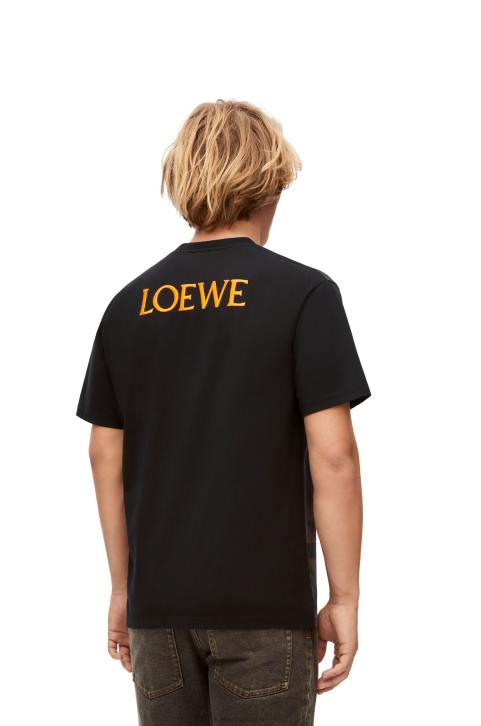 Loewe Calcifer T-shirt in cotton 688V830 Women Multicolor
