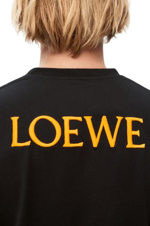 Loewe Calcifer T-shirt in cotton 688V830 Women Multicolor
