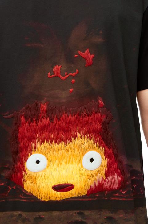 Loewe Calcifer T-shirt in cotton 688V830 Women Multicolor