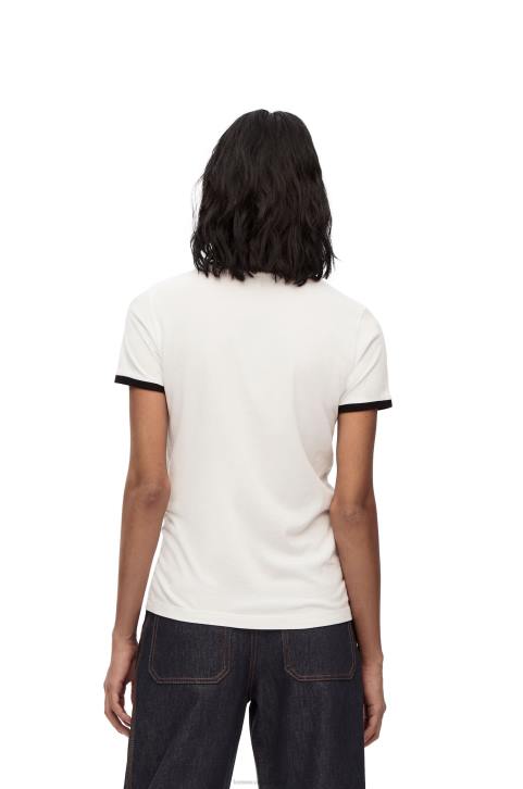 Loewe Slim fit T-shirt fit in cotton 688V797 Women White