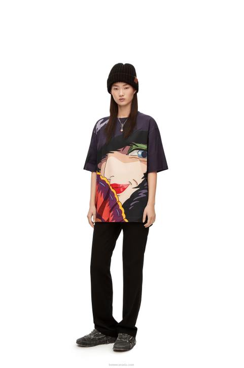 Loewe Witch of the Waste T-shirt in cotton 688V834 Women Multicolor