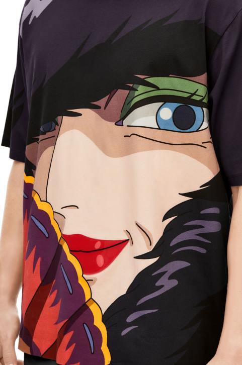 Loewe Witch of the Waste T-shirt in cotton 688V834 Women Multicolor