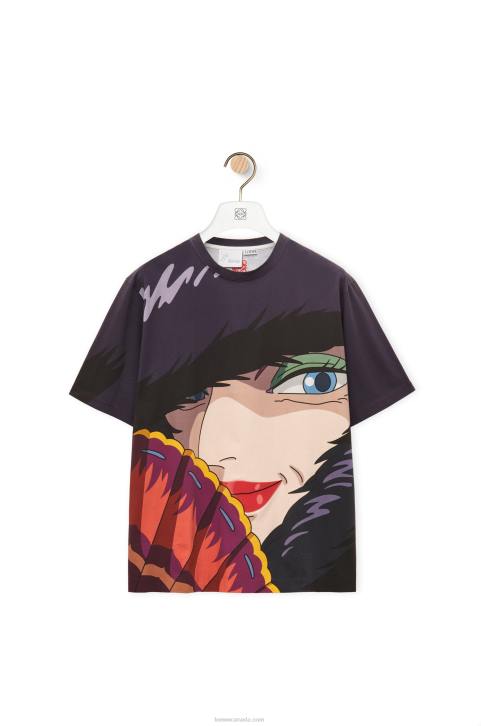 Loewe Witch of the Waste T-shirt in cotton 688V834 Women Multicolor