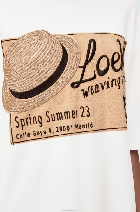 Loewe hat T-shirt dress in cotton 688V791 Women White