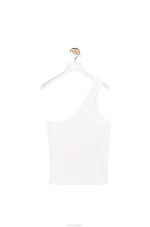 Loewe Snow globe top in technical jersey 688V871 Women White/Multicolor