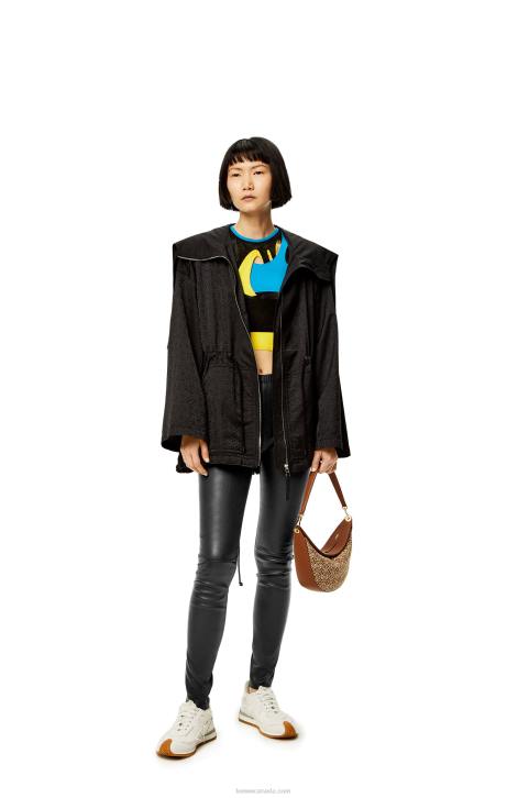 Loewe Leggings in nappa lambskin 688V1145 Women Black