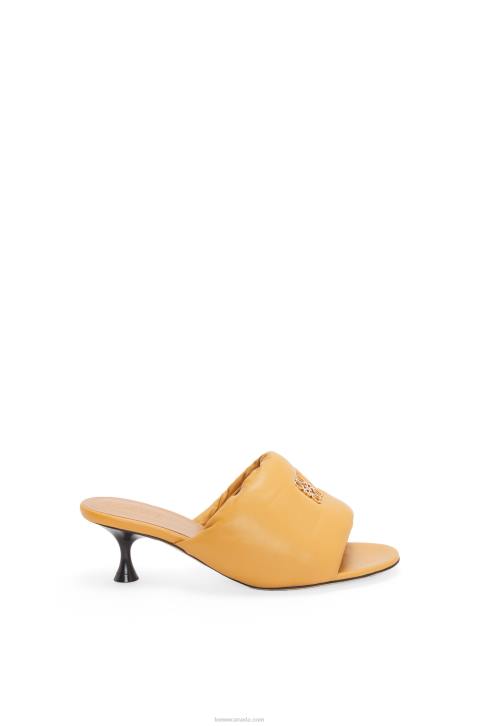 Loewe Anagram padded mule in lambskin 688V753 Women Desert