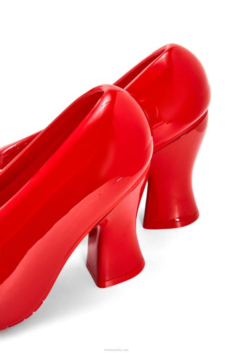 Loewe Comic lacquered foam pump in light foam rubber 688V733 Women Shiny Red