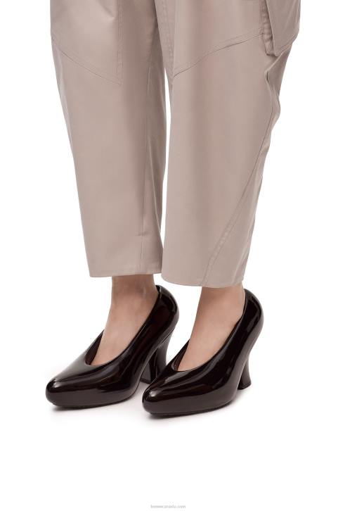 Loewe Comic lacquered foam pump in light foam rubber 688V734 Women Shiny Black