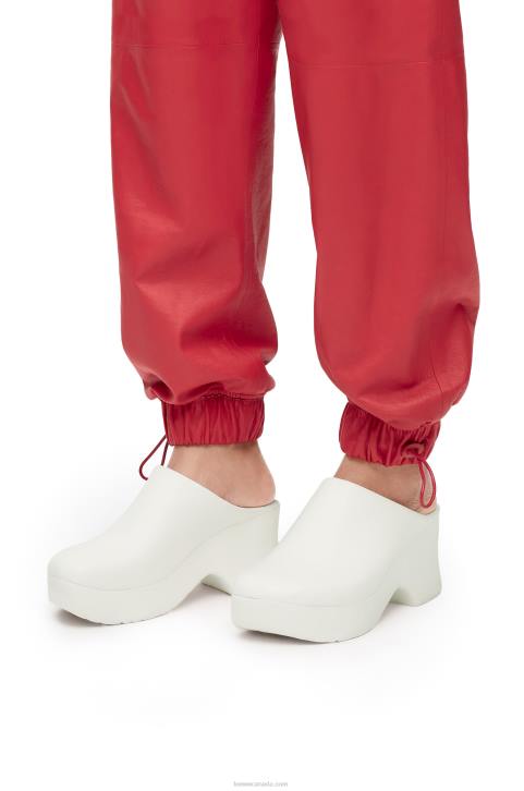 Loewe Terra foam clog in light foam rubber 688V748 Women White