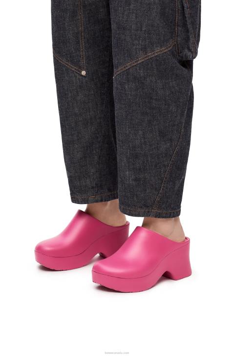 Loewe Terra foam clog in light foam rubber 688V752 Women Pink Hortensia
