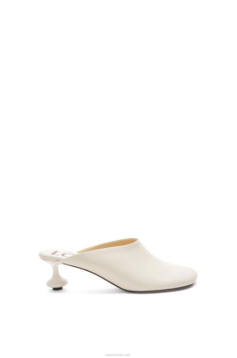 Loewe Toy mule in goatskin 688V737 Women White
