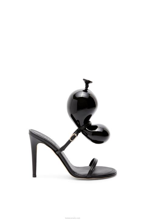 Loewe Balloon sandal in lambskin 688V707 Women Black