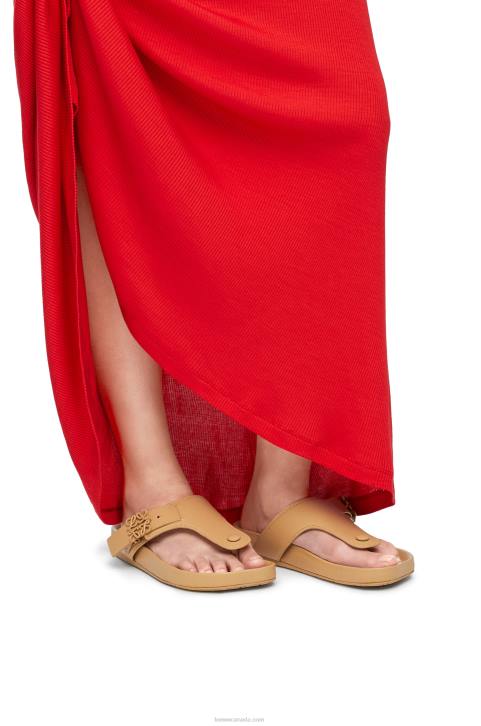 Loewe Ease toe post sandal in goatskin 688V683 Women Medium Concealer