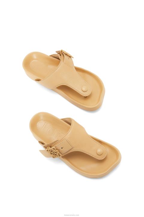 Loewe Ease toe post sandal in goatskin 688V683 Women Medium Concealer