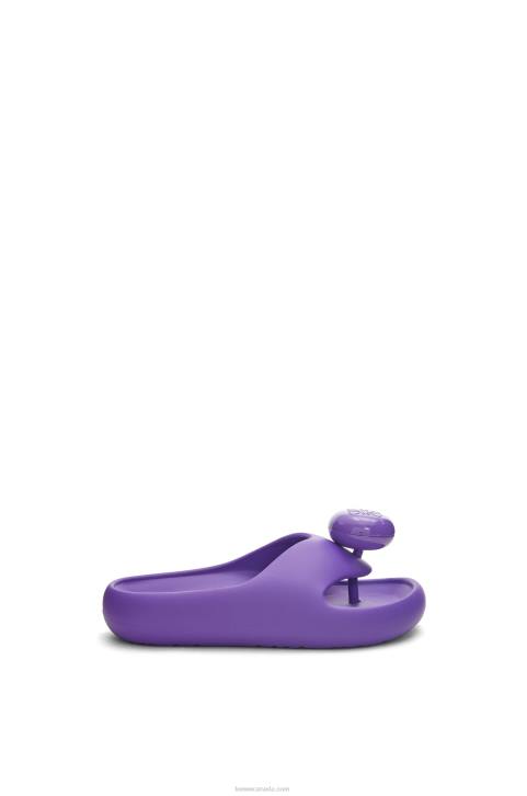 Loewe Foam Slide 688V718 Women Purple