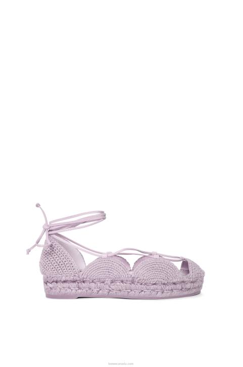Loewe Solar espadrille in jute 688V697 Women Lavender