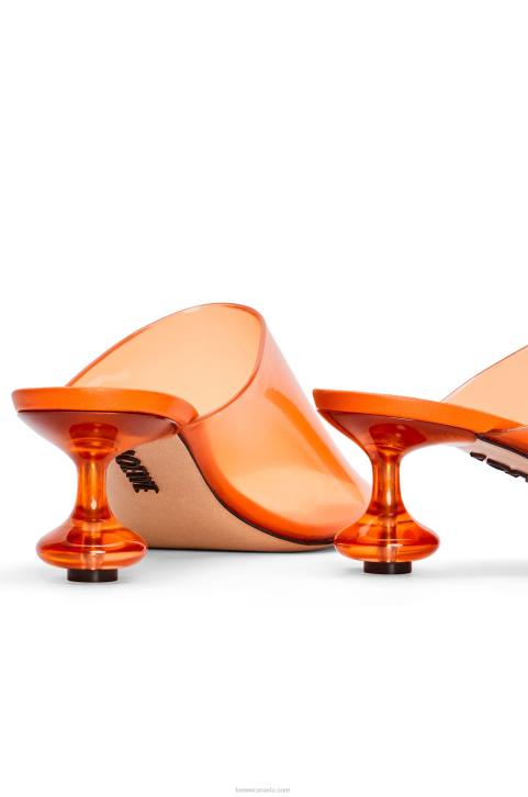 Loewe Toy slide in transparent material 688V693 Women Transparent Orange