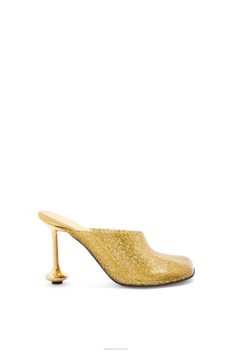 Loewe Toy slide in transparent material 688V694 Women Transparent/Gold