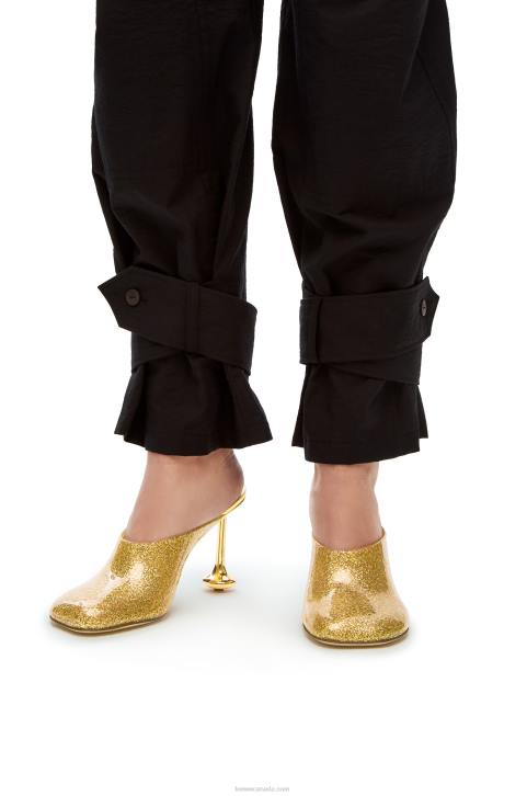 Loewe Toy slide in transparent material 688V694 Women Transparent/Gold