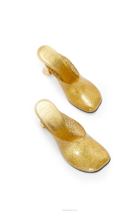 Loewe Toy slide in transparent material 688V694 Women Transparent/Gold